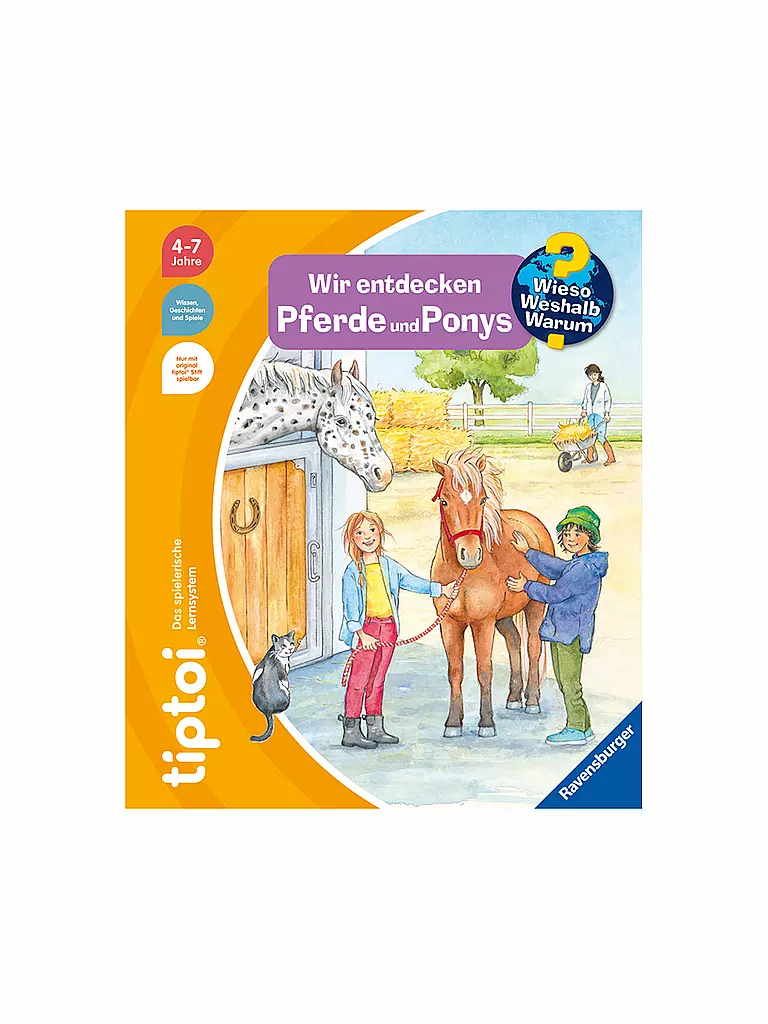 TIPTOI | Buch - tiptoi® Wieso Weshalb Warum - Wir entdecken Pferde und Ponys | keine Farbe