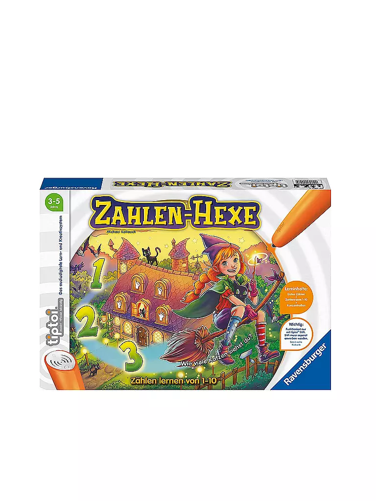 TIPTOI | Spiel - Zahlen-Hexe 00098 | keine Farbe