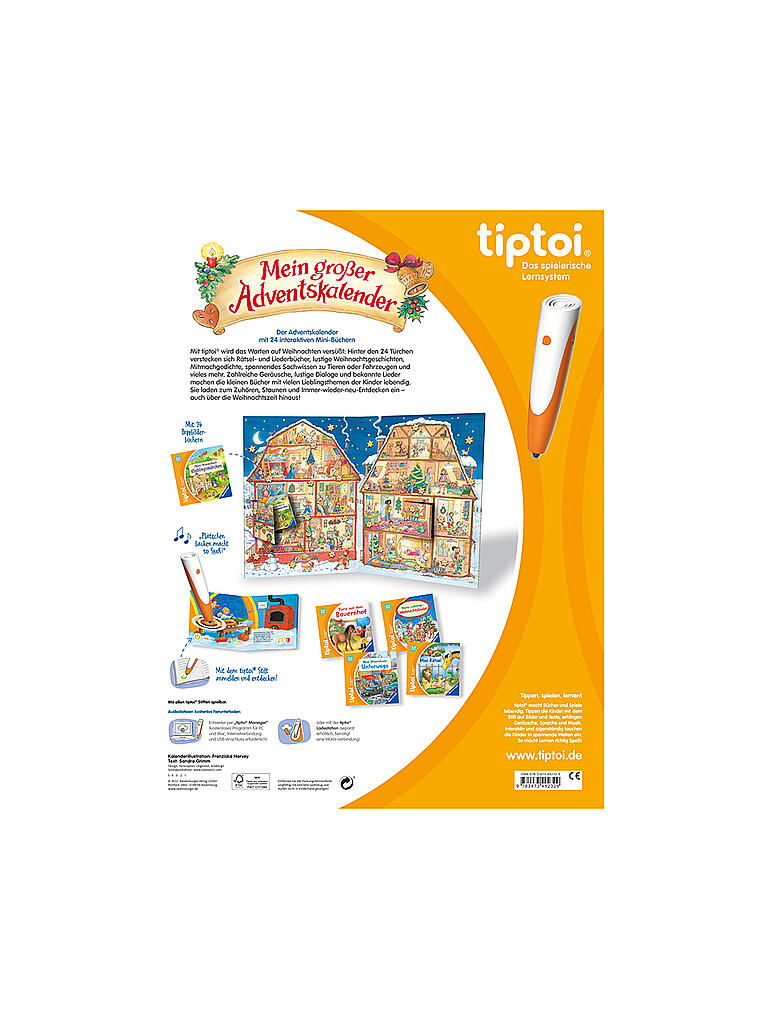 TIPTOI | tiptoi® Mein großer Adventskalender | keine Farbe