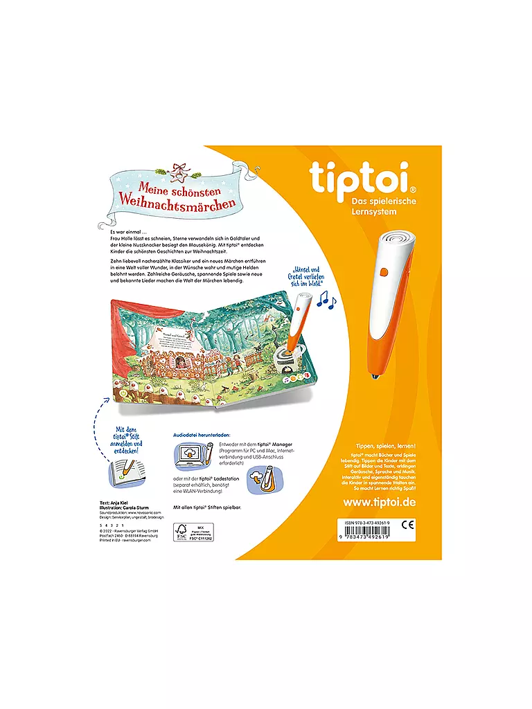 TIPTOI | tiptoi® Meine schönsten Weihnachtsmärchen | keine Farbe