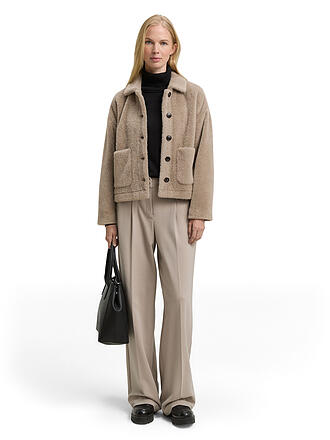 TOM TAILOR | Jacke in Felloptik 