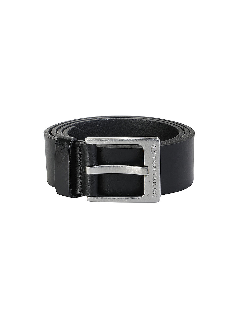 TOM TAILOR Ledergürtel TTCALVIN schwarz | 90