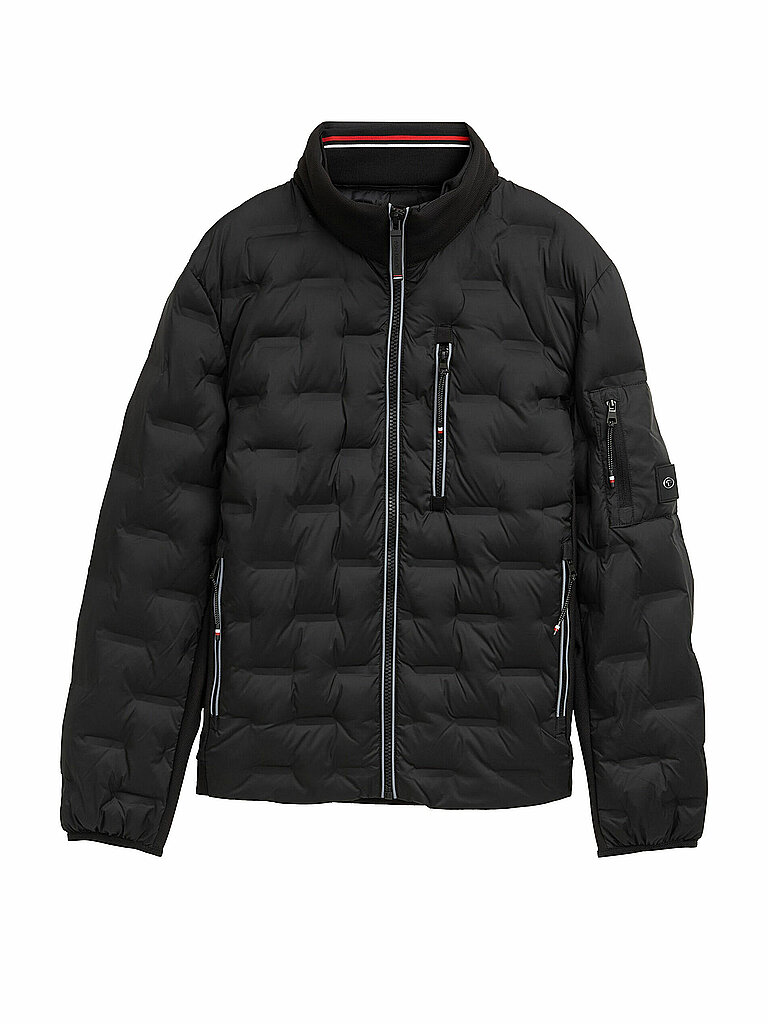 TOM TAILOR Leichtsteppjacke schwarz | M