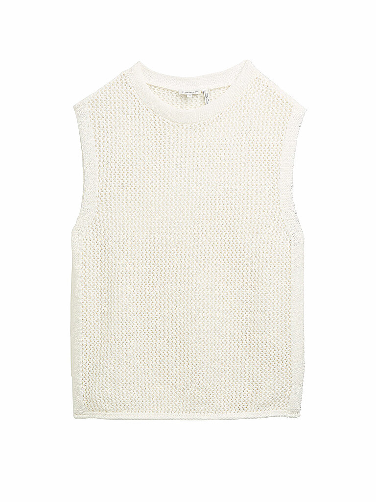 TOM TAILOR Pullunder weiss | XS