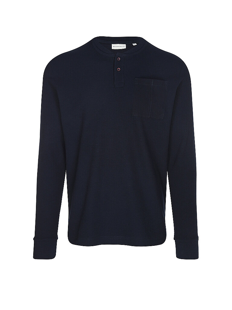 Langarmshirt dunkelblau XL herren