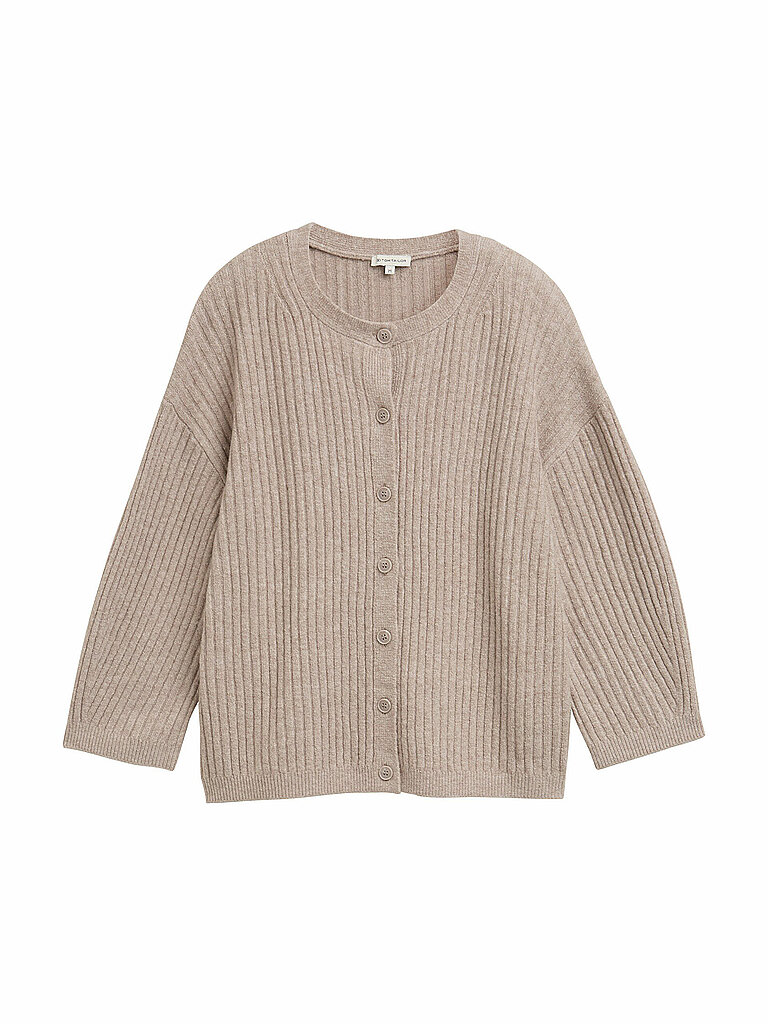 TOM TAILOR Strickjacke  beige | XS