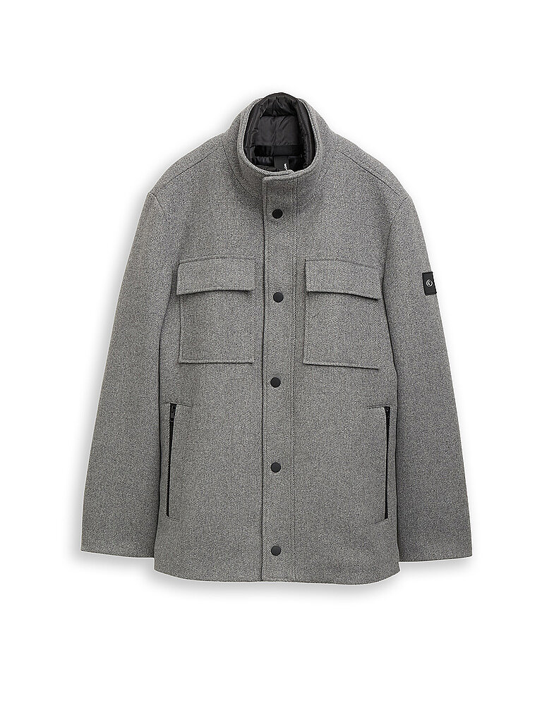 TOM TAILOR Mantel 2-in-1 hellgrau | XXL