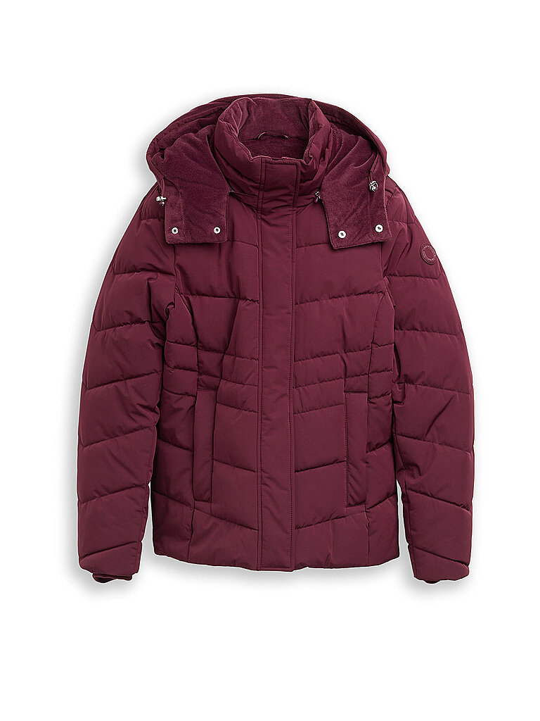 TOM TAILOR Steppjacke  dunkelrot | XS