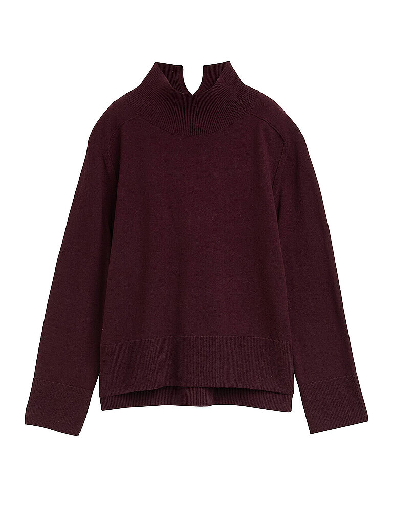 Pullover dunkelrot L damen