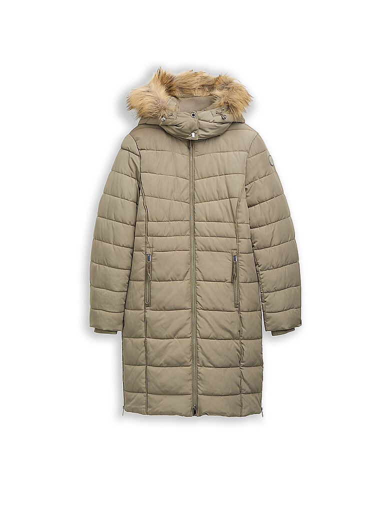 Steppmantel olive L damen