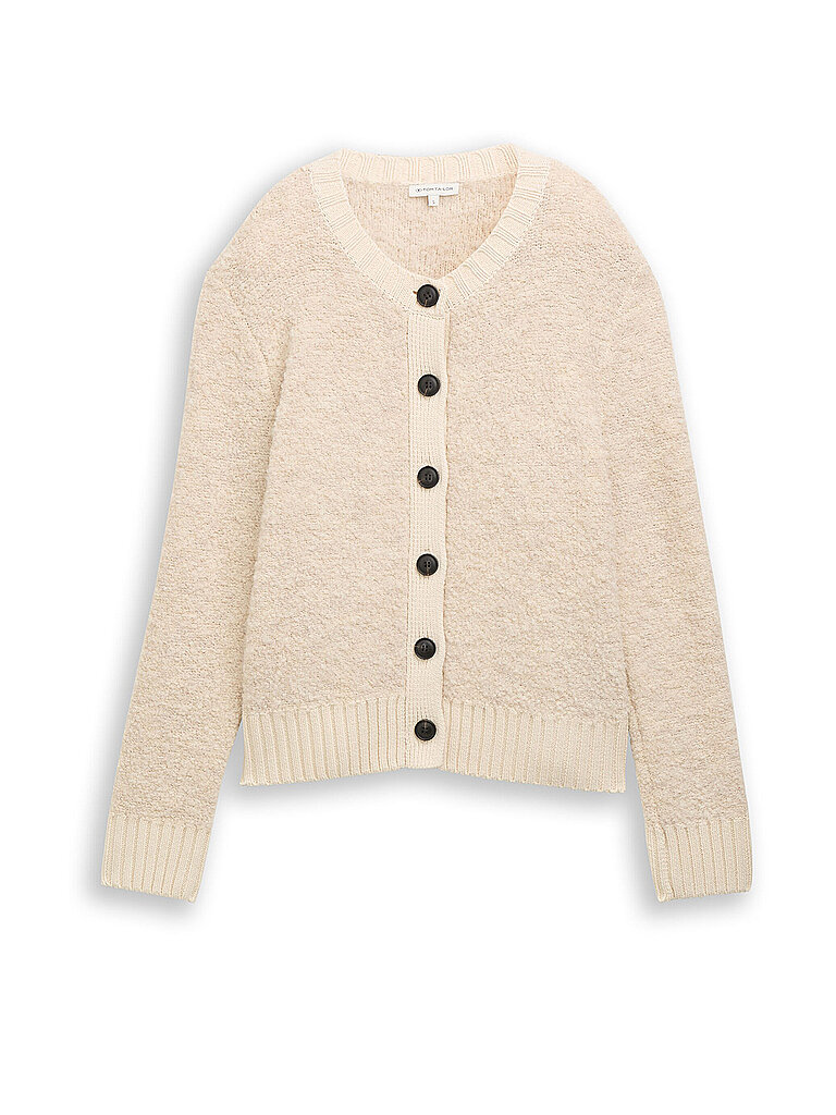 Strickjacke beige M damen