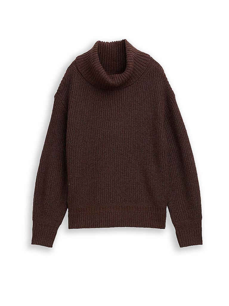Rollkragenpullover braun XXL damen