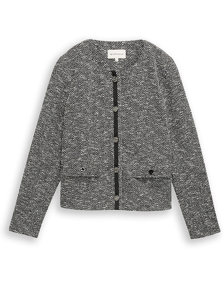 TOM TAILOR Jäckchen schwarz | XL