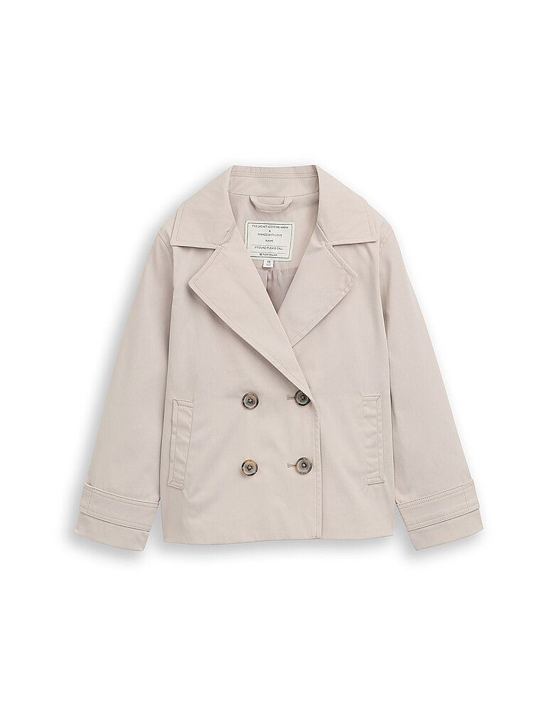 TOM TAILOR Mädchen Jacke beige | 116-122
