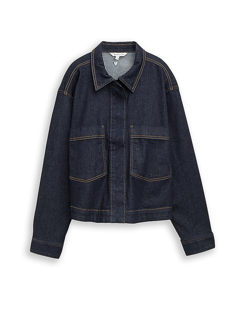 TOM TAILOR Jeansjacke  dunkelblau | 44