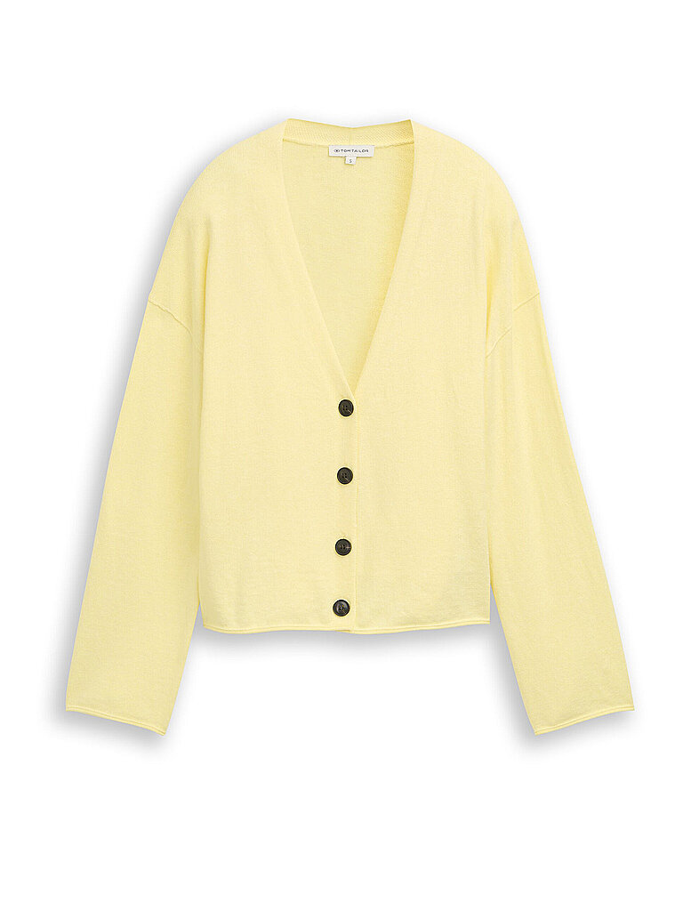 TOM TAILOR Cardigan gelb | M