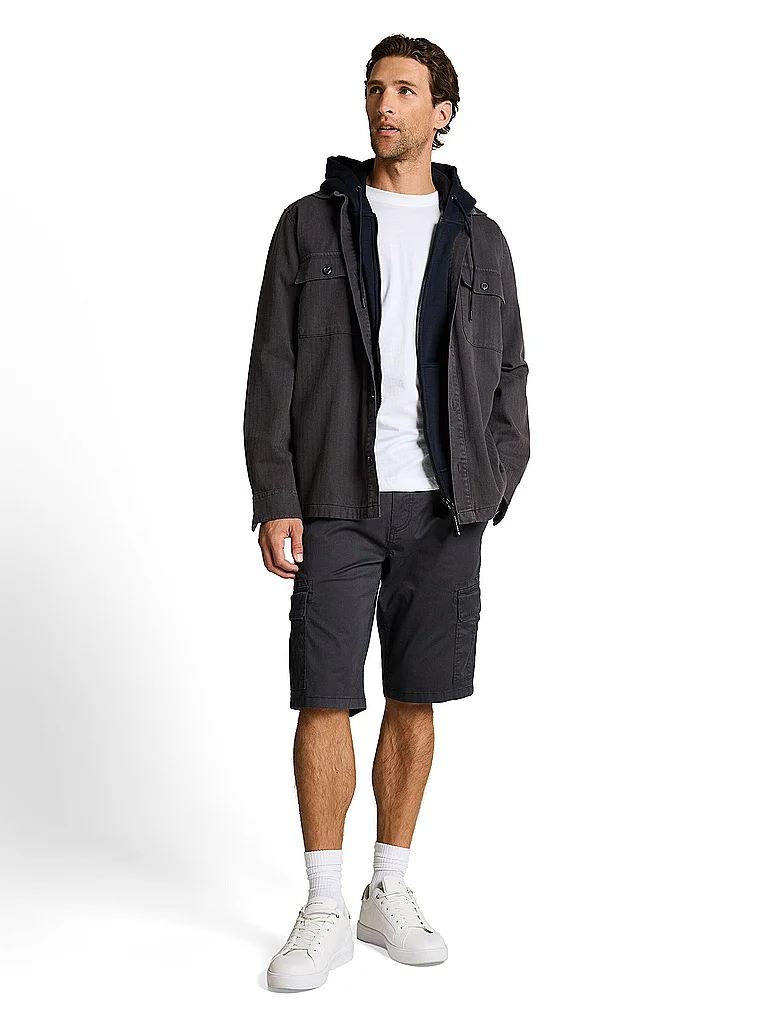 Tom Tailor Casual Kurze Cargohose Schwarz 33 - Bild 2