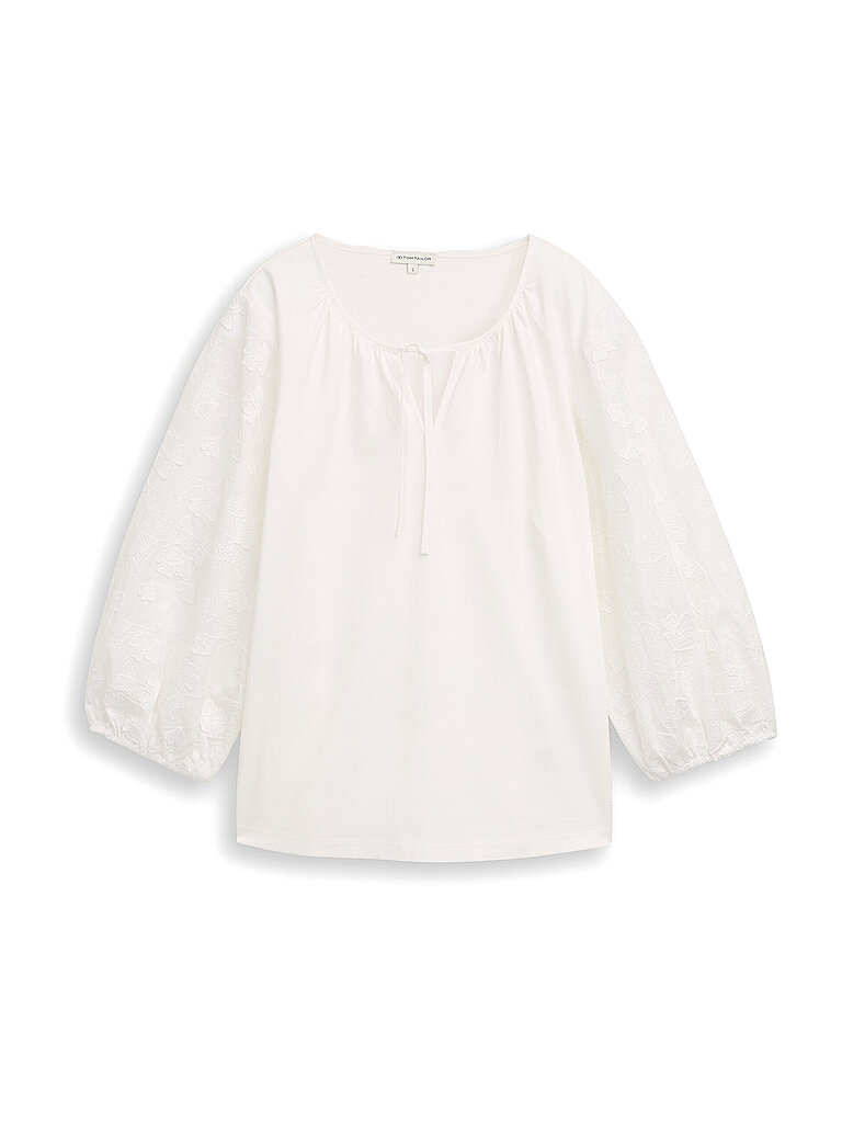 TOM TAILOR T-Shirt weiss S damen