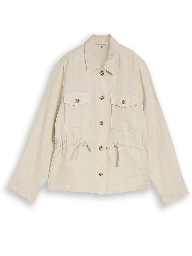 TOM TAILOR Overshirt  beige | 44