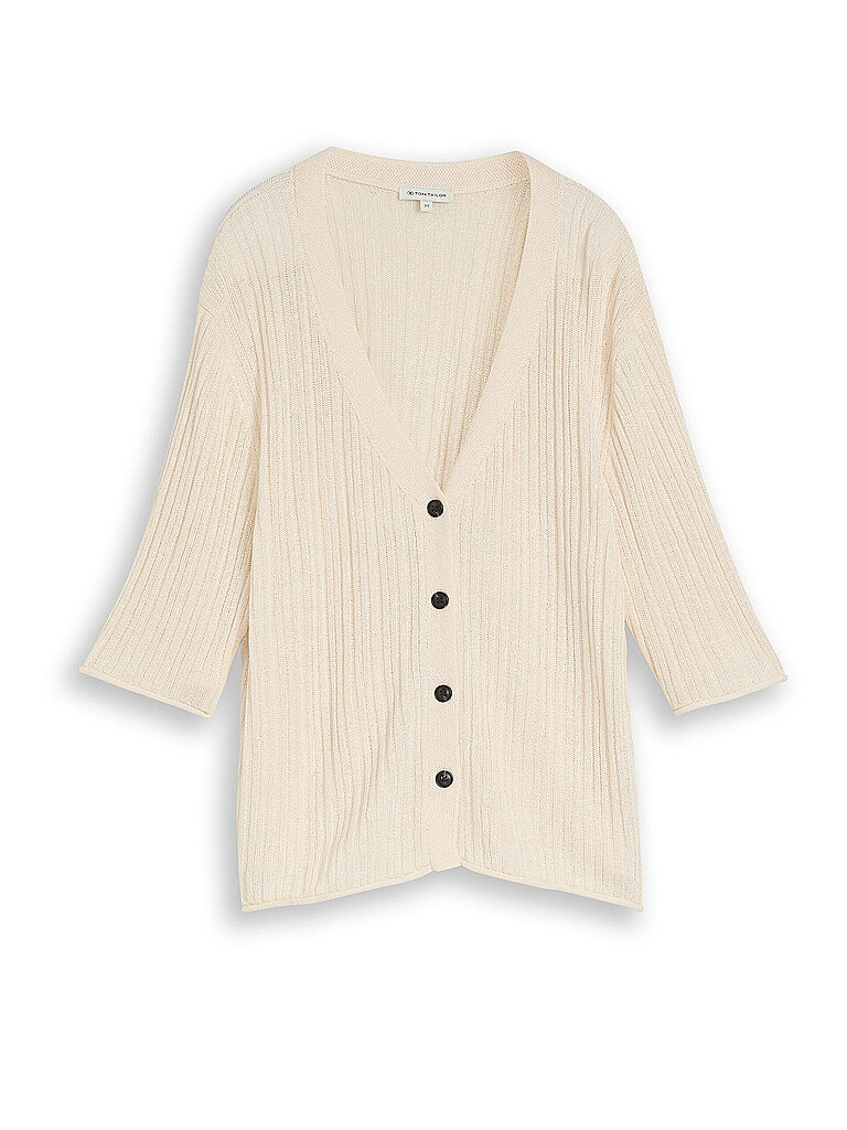 TOM TAILOR Cardigan creme S damen