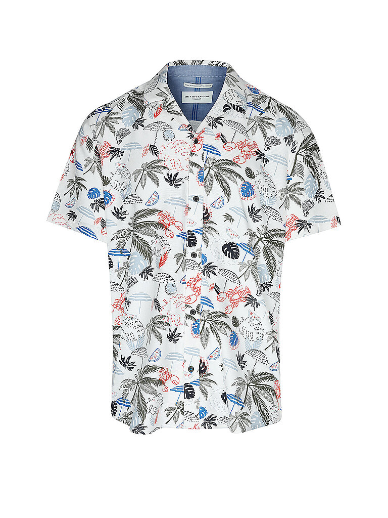 TOM TAILOR Hemd Regular Fit  weiss | M
