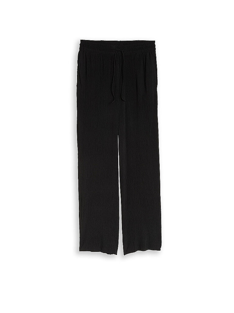 TOM TAILOR Marlenehose  schwarz | 36/L32