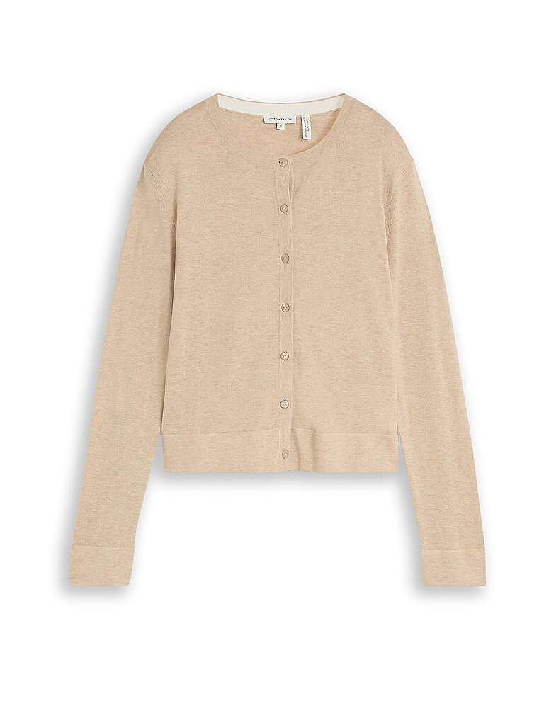 TOM TAILOR Strickjacke  beige | XS