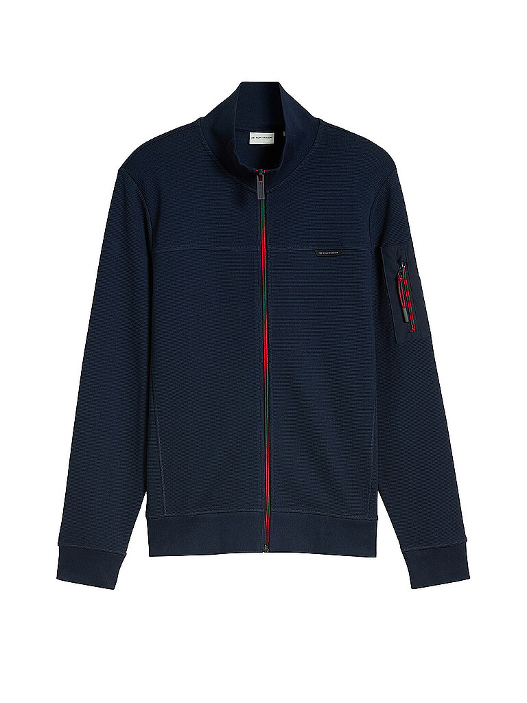 TOM TAILOR Sweatjacke  blau | M