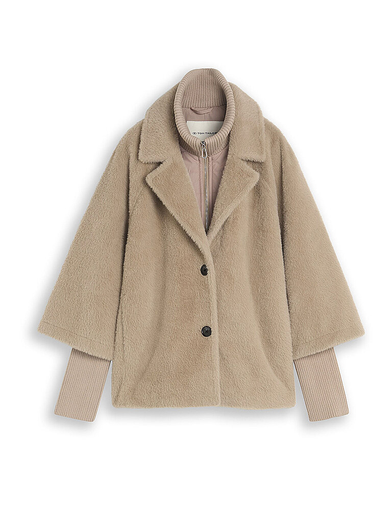 Cape - Poncho beige M damen