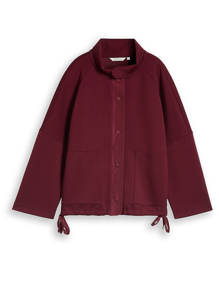 TOM TAILOR Sweatjacke  beere | XS