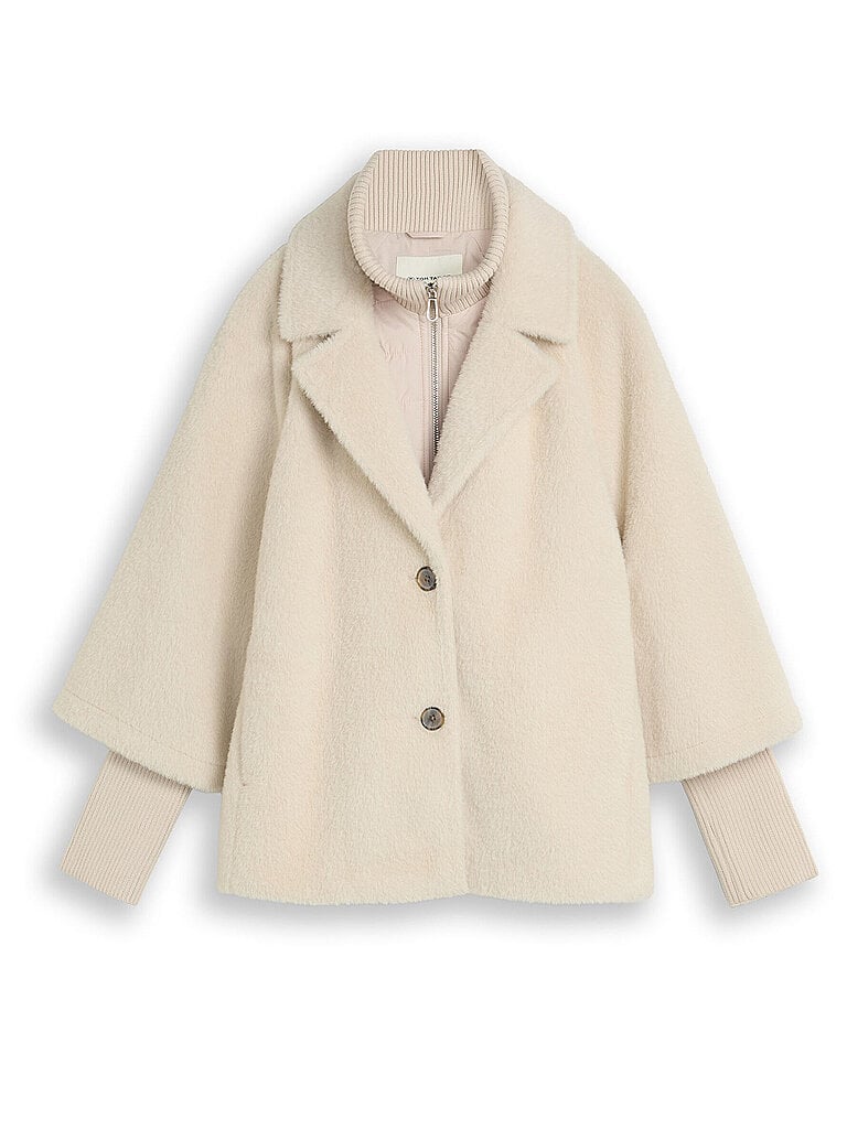 TOM TAILOR Cape - Poncho creme | S