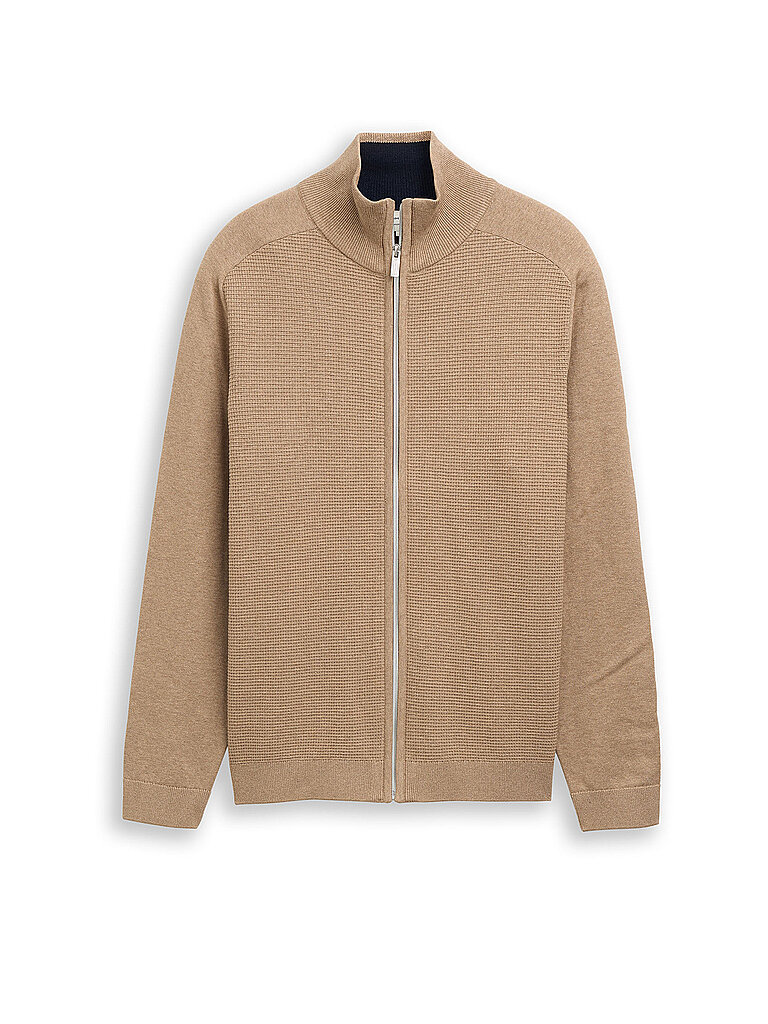 TOM TAILOR Strickjacke beige | XXL