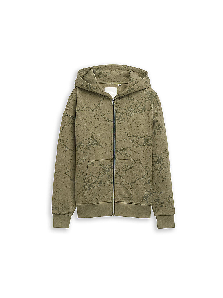 TOM TAILOR Jungen Sweatjacke  dunkelgrün | 140