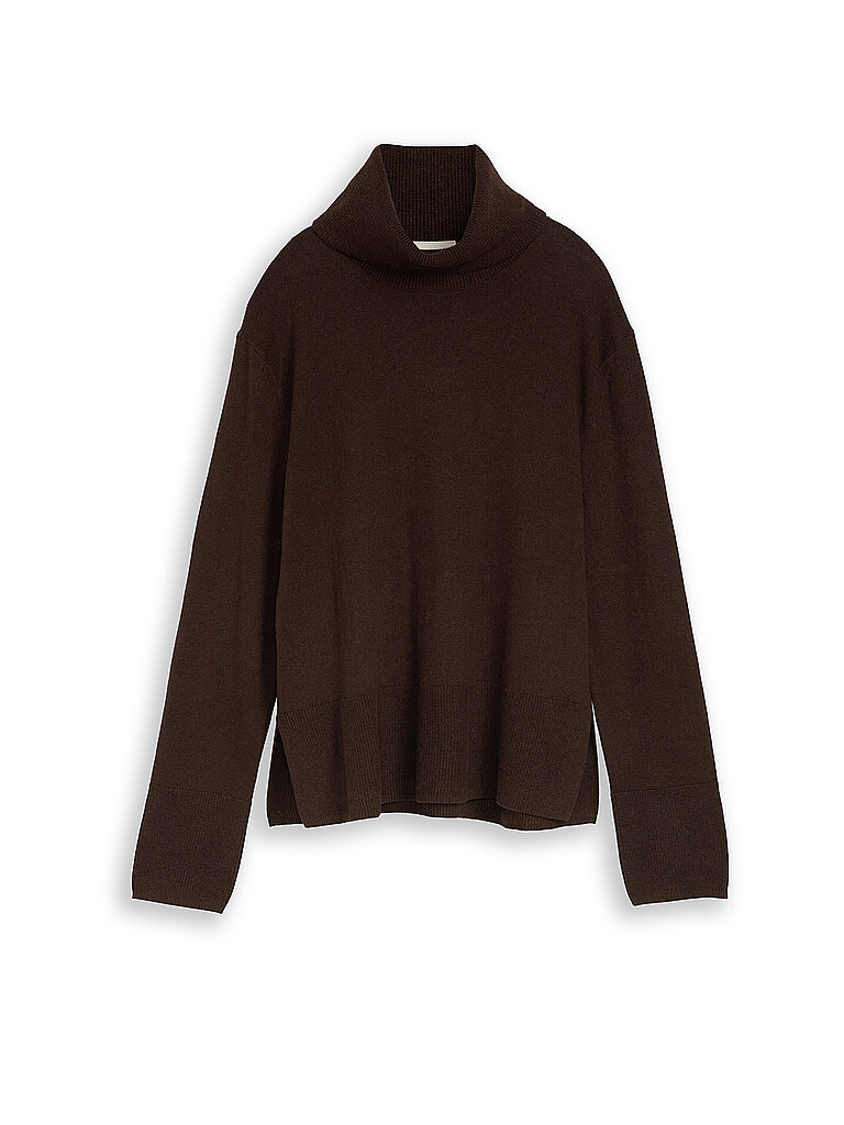 TOM TAILOR Rollkragenpullover  braun | M