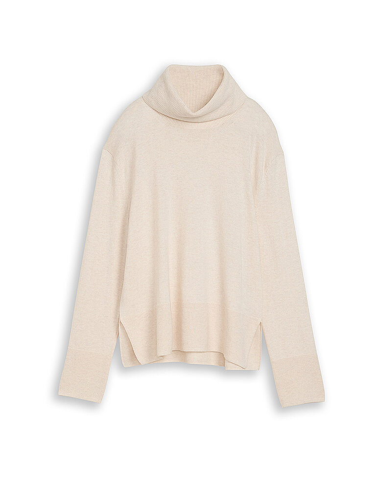 TOM TAILOR Rollkragenpullover  creme | XS