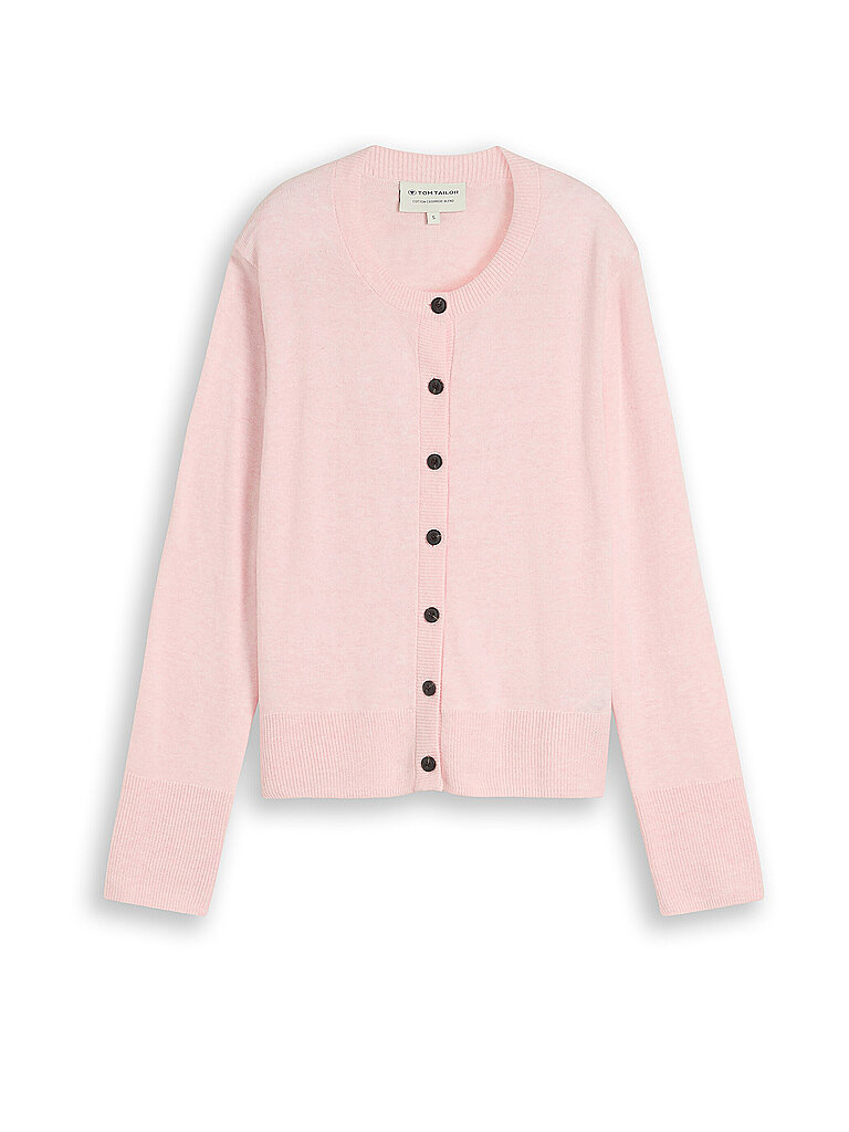 TOM TAILOR Strickjacke rosa | XXL