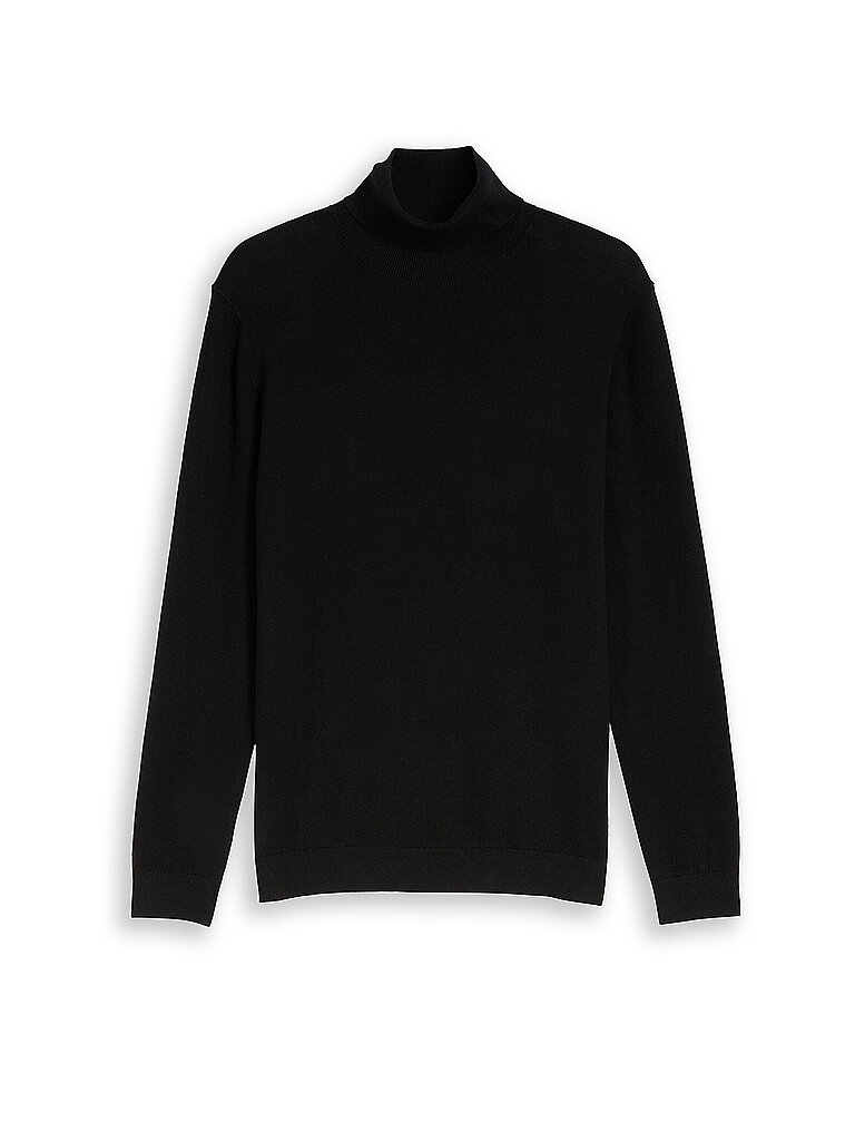 TOM TAILOR Rollkragenpullover  schwarz | S