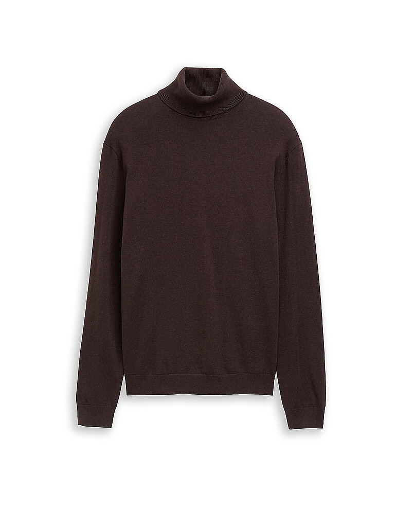 TOM TAILOR Rollkragenpullover  braun | S