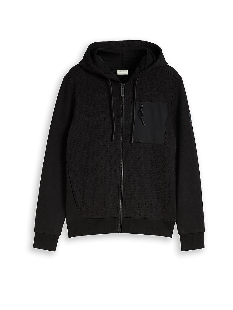 TOM TAILOR Kapuzensweater - Hoodie schwarz | S
