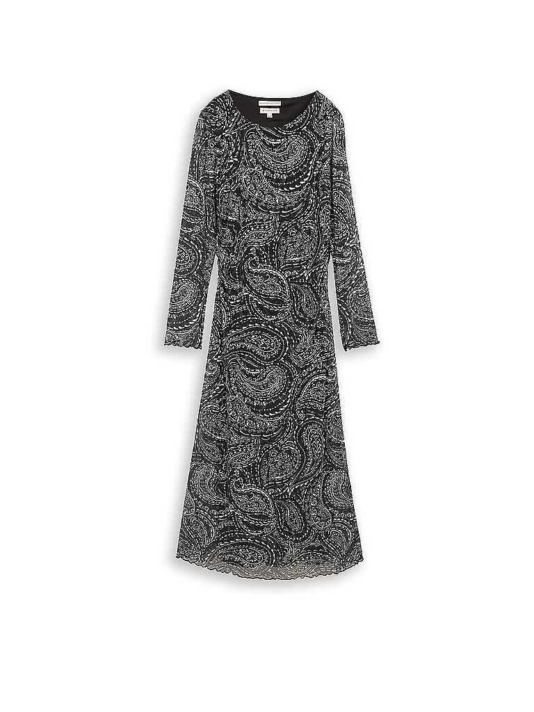 TOM TAILOR Midikleid  schwarz | 38