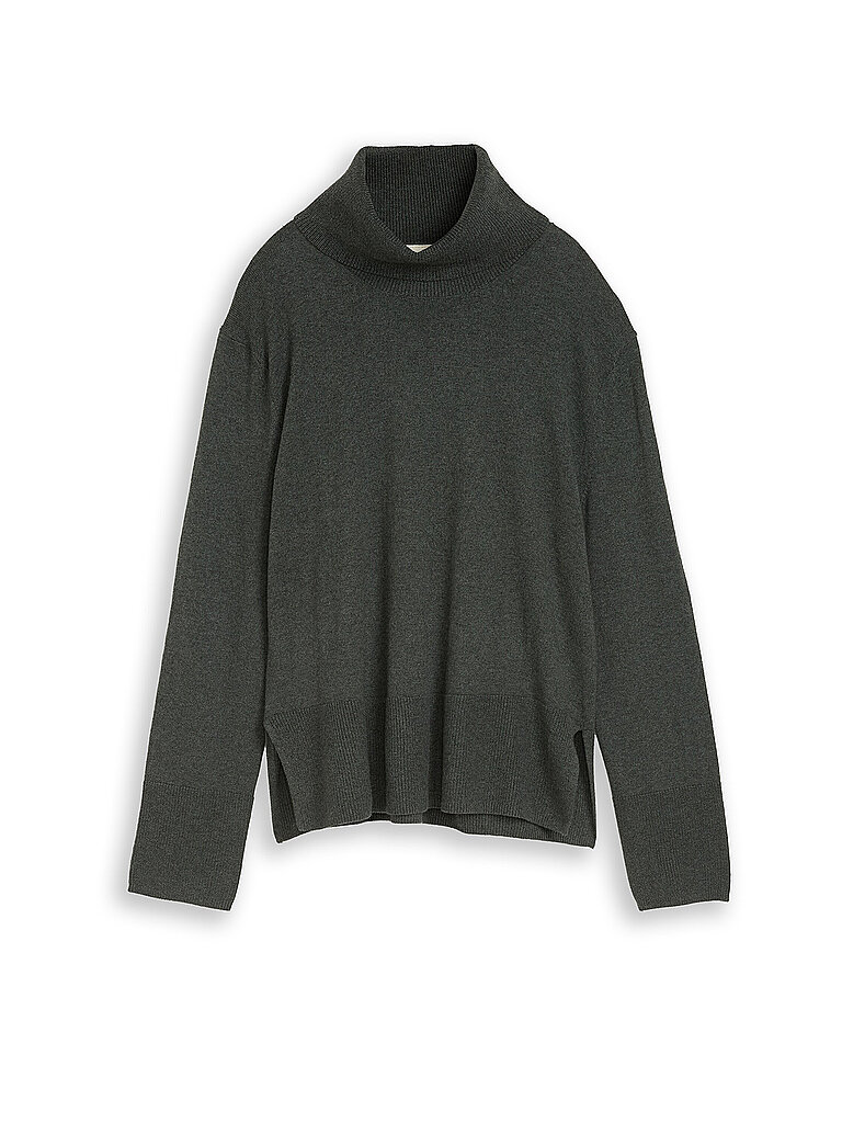 TOM TAILOR Rollkragenpullover  grau | M