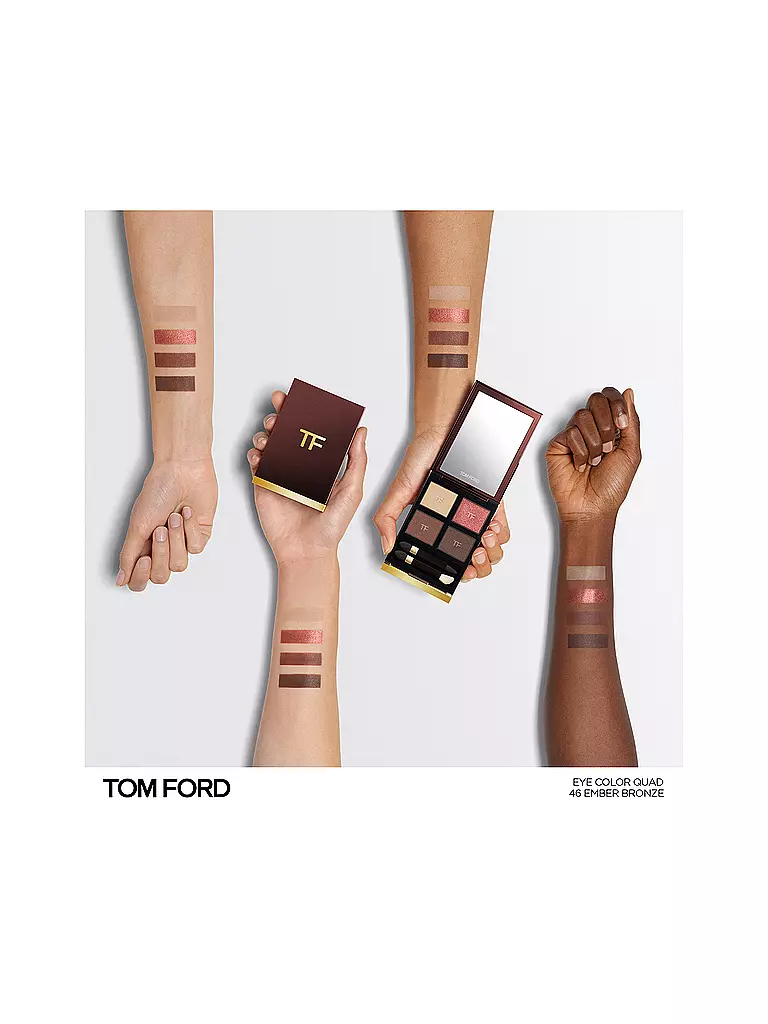 TOM FORD BEAUTY | Lidschatten - Eye Color Quad (46 Ember Bronze) | hellbraun