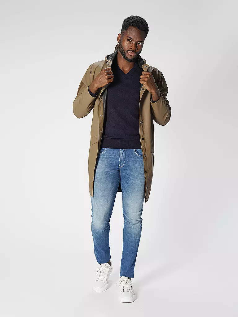 TOM RUSBORG | Kaschmir Pullover | dunkelblau