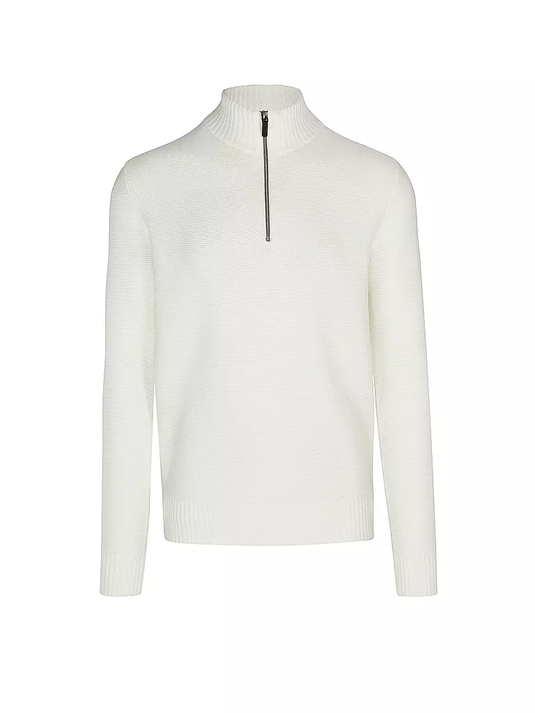 TOM RUSBORG | Kaschmir Troyer Pullover | creme
