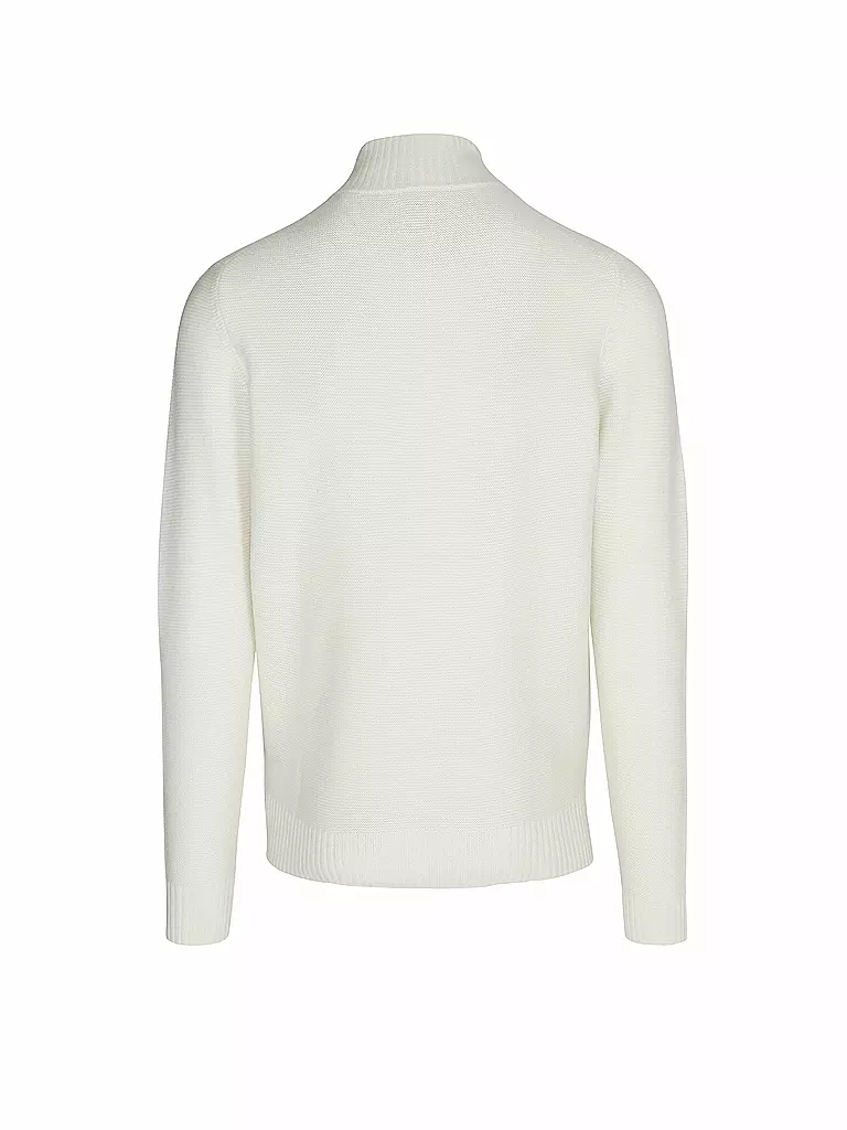 TOM RUSBORG | Kaschmir Troyer Pullover | creme