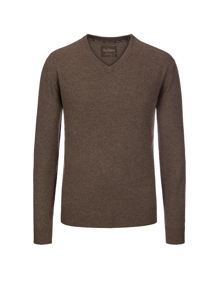 TOM RUSBORG | Kaschmir-Pullover | braun