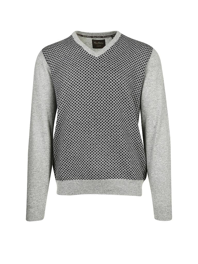 TOM RUSBORG | Kaschmir-Pullover | silber