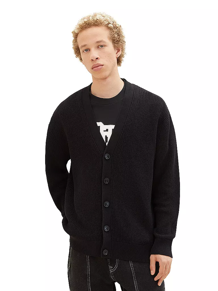 TOM TAILOR DENIM | Cardigan | schwarz