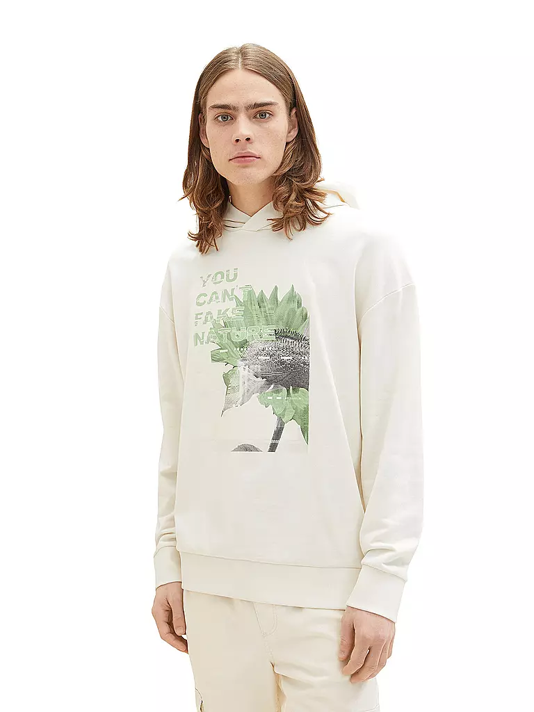 TOM TAILOR DENIM | Kapuzensweater - Hoodie | creme
