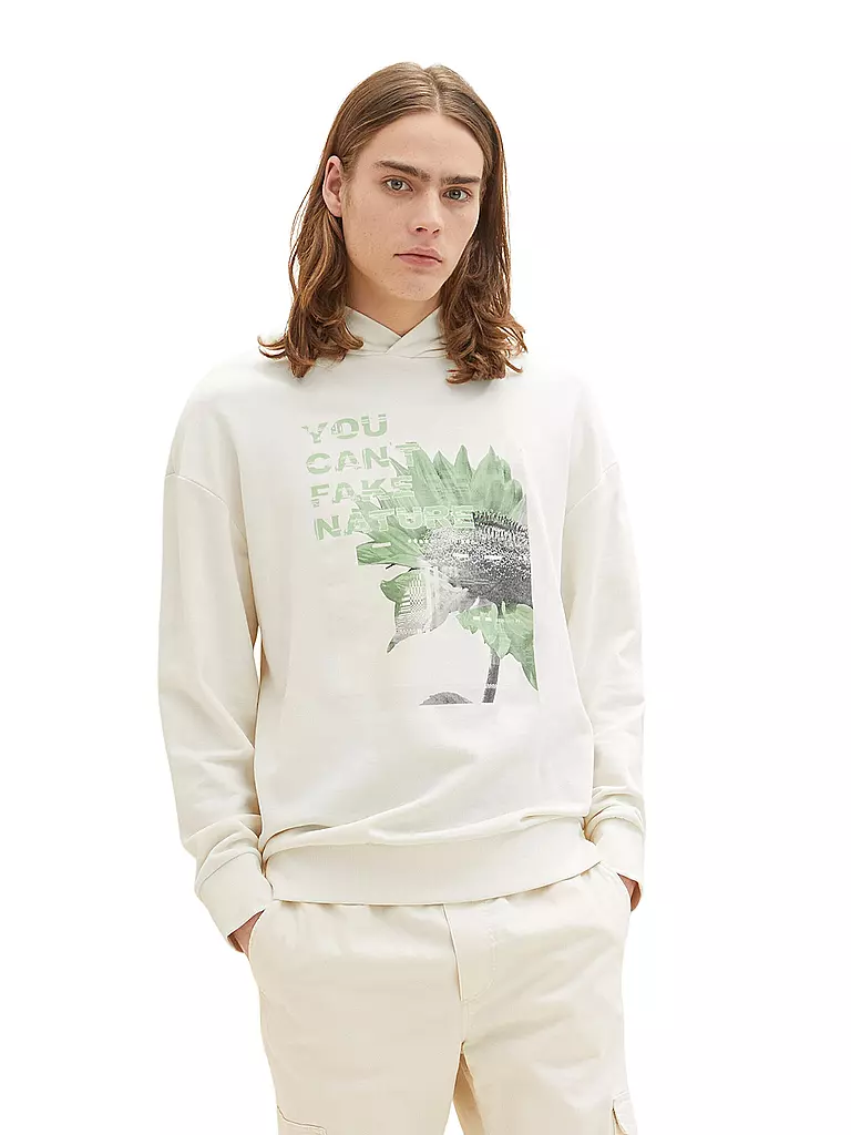 TOM TAILOR DENIM | Kapuzensweater - Hoodie | creme